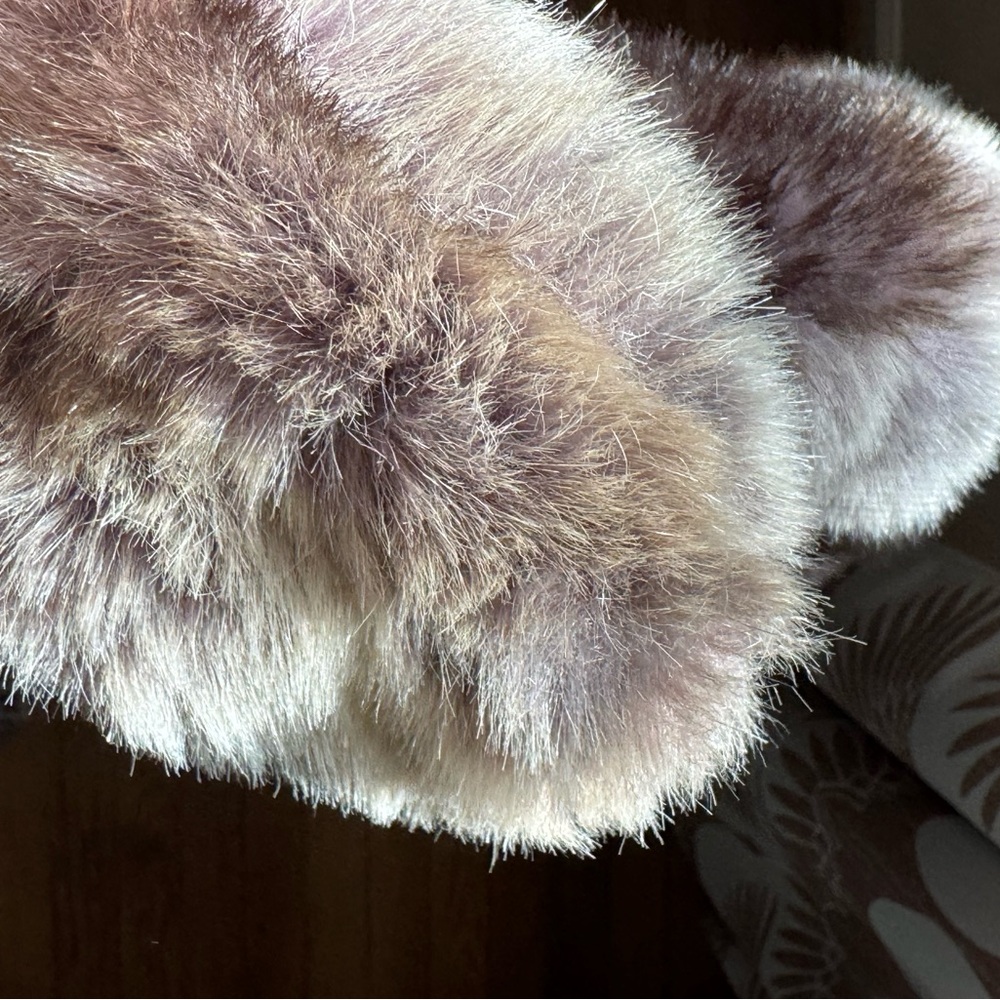 Baby Phat Gray Faux Fur Cropped Jacket - Picture 5 of 7